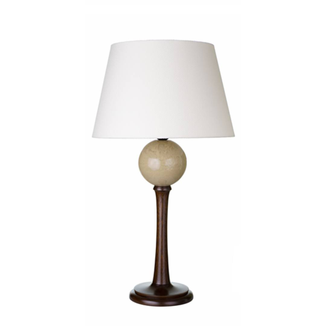 Abajur Palazzo em Madeira e Resina – Design Artesanal