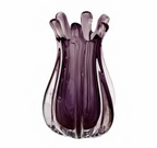 Vaso Alba Vidro Murano – Tamanhos P e M (Verde, Roxo, Cinza Quartzo)