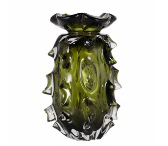 Vaso Decorativo Laguna Vidro Murano – 15 x 23 cm (Cores Variadas)