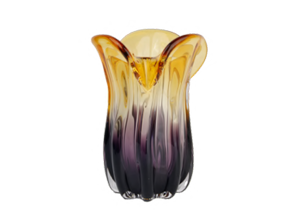 Vaso Fiamma Vidro Murano – Tamanhos P e M (Cores Variadas)