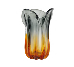 Vaso Fiamma Vidro Murano – Tamanhos P e M (Cores Variadas)