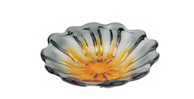 Centro de Mesa Fiamma Vidro Murano – 34 cm (Cores Variadas)