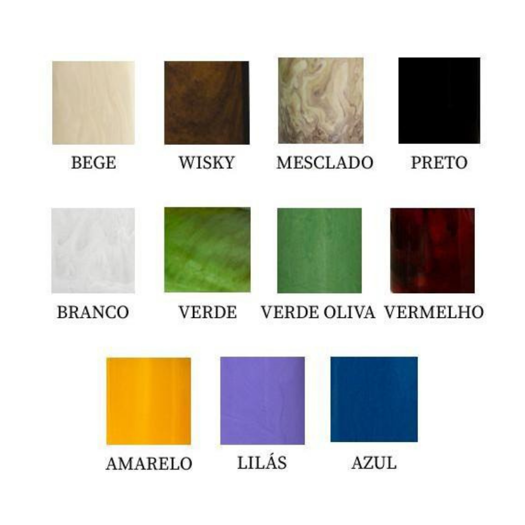 Abajur Domo em Resina – 33 cm Verde