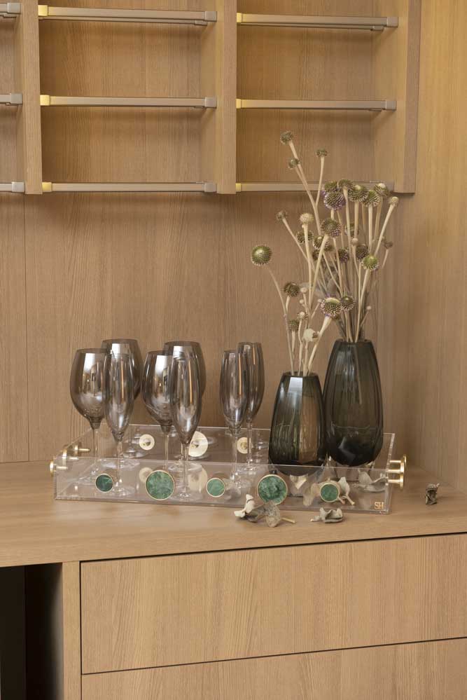 Vaso Cristallo Vidro Murano – Tamanhos P e M (Âmbar, Cinza Quartzo, Verde Esmeralda)