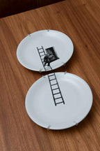 Conjunto 2 Pratos Decorativos de Porcelana 19cm – O Beijo