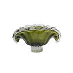Centro de Mesa Fiore Vidro Murano – 35 cm Verde Esmeralda