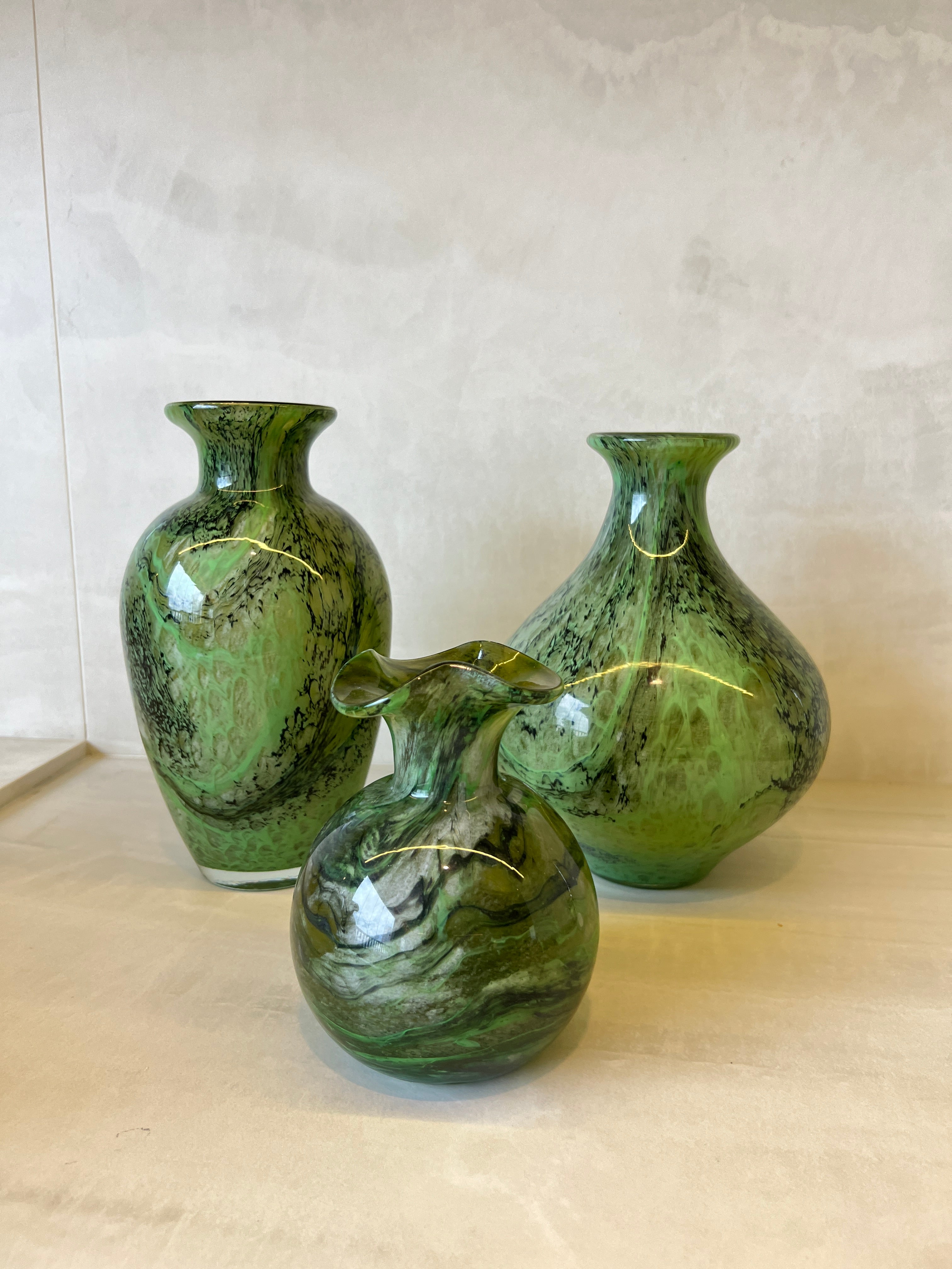 Vaso Decorativo Ceppo Verde Esmeralda – Coleção Radice