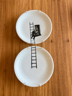 Conjunto 2 Pratos Decorativos de Porcelana 19cm – O Beijo