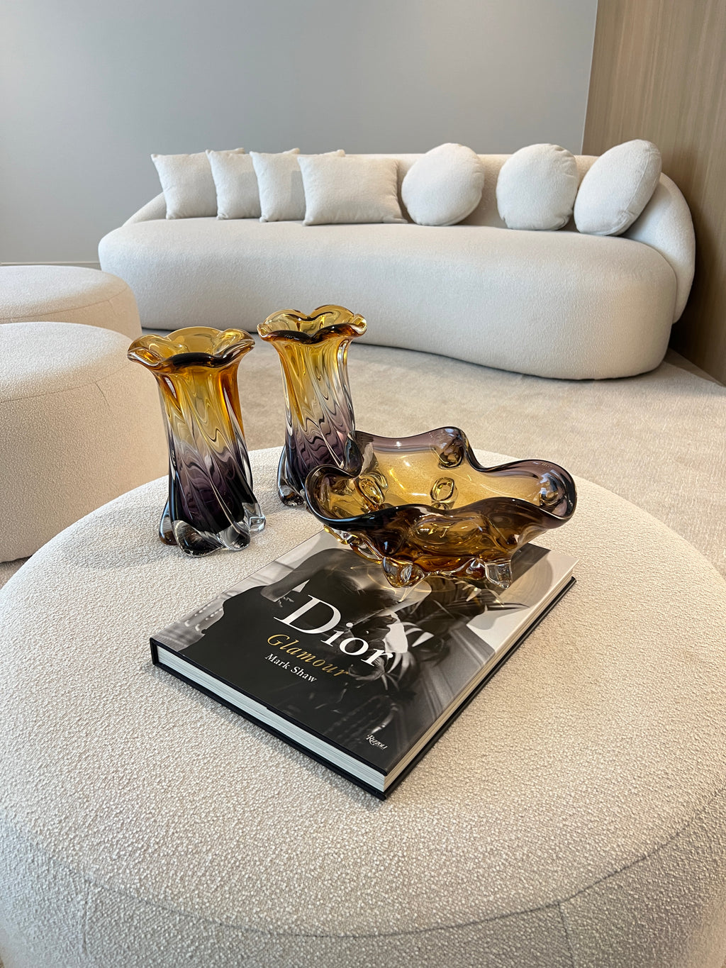Vaso Venezia Vidro Murano – 24 cm (Cores Variadas)