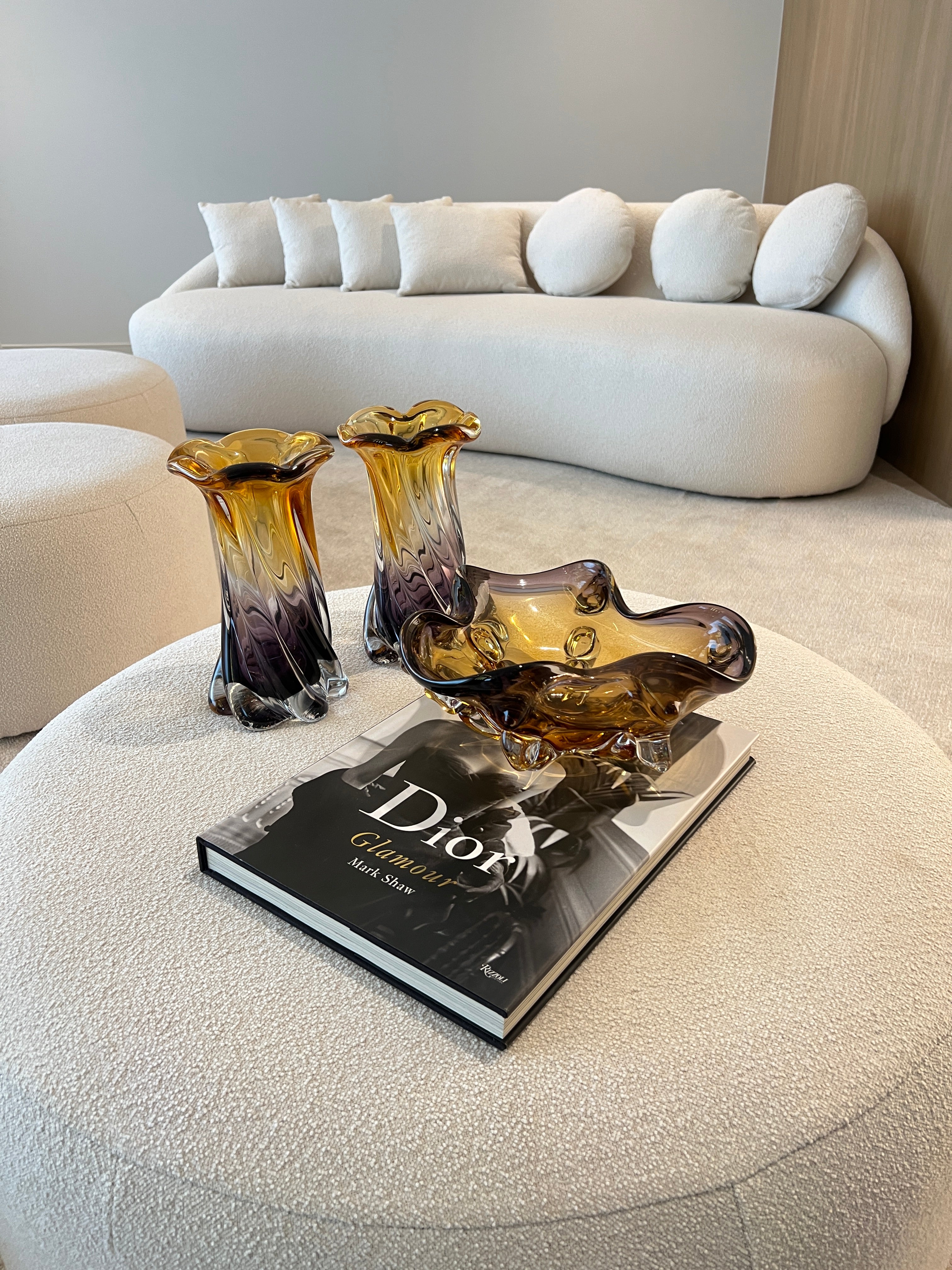 Vaso Venezia Vidro Murano – 24 cm (Cores Variadas)