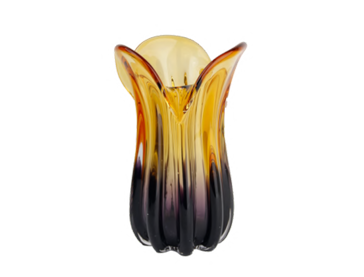 Vaso Fiamma Vidro Murano – Tamanhos P e M (Cores Variadas)