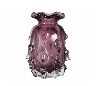 Vaso Decorativo Laguna Vidro Murano P – 12 x 20 cm (Cores Variadas)