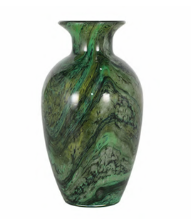 Vaso Decorativo Nodus Verde Esmeralda – Coleção Radice