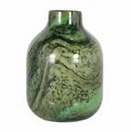 Vaso Decorativo Oliva Verde Esmeralda – Coleção Radice