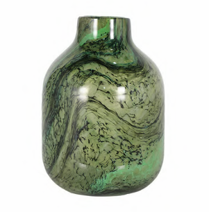 Vaso Decorativo Oliva Verde Esmeralda – Coleção Radice
