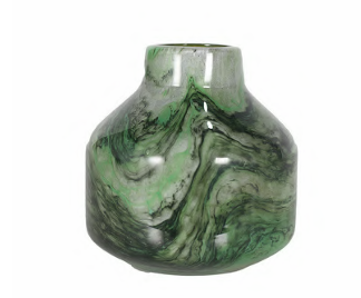 Vaso Decorativo Gemma Verde Esmeralda M – Coleção Radice